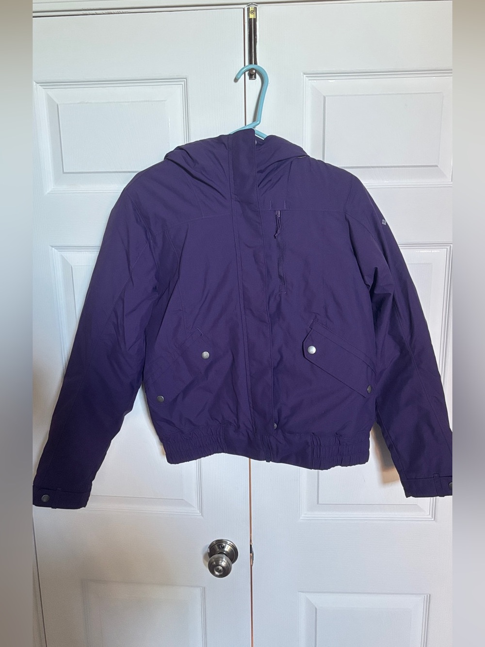 Columbia Women’s S Purple Hooded Insulated Winter Jacket Coat